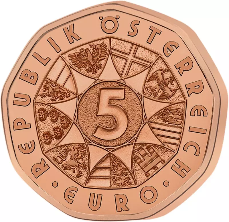 5 Euro Österreich Neujahrsmünze 2024