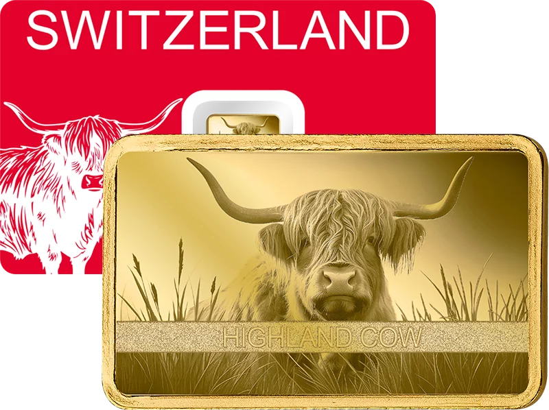 1 Gramm Goldbarren Highland Cow 2026