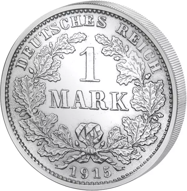 1 Mark Deutsches Kaiserreich - Großer Adler 1891-1916 sehr schön