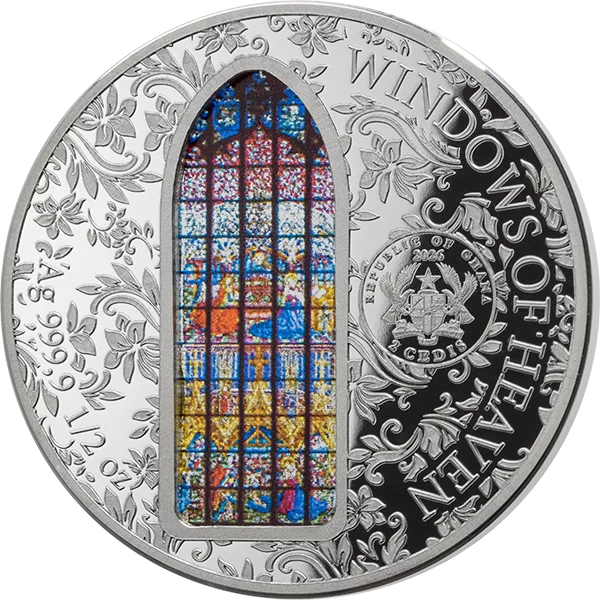 2 Cedis Ghana Windows of Heaven II Deutschland - Münchner Frauenkirche 2026