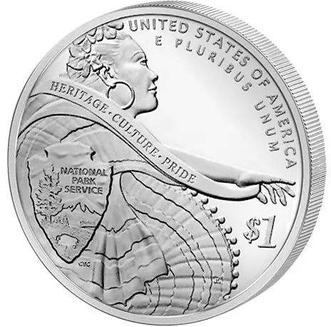 1 Dollar USA Nationalpark Service 2016