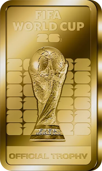 10 Dollars Salomonen FIFA Fußball-Weltmeisterschaft 2026™ Offizielle Trophäe