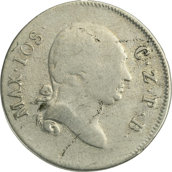 6 Kreuzer Bayern Kurfürst Maximilian IV. Joseph 1804, 1805