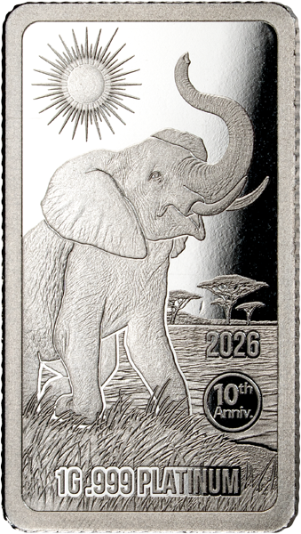 25 Francs Burundi First Strike Edition Elefant 2026