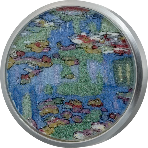 2.000 Francs Kamerun Crystal Art - Claude Monet Seerosen 2026