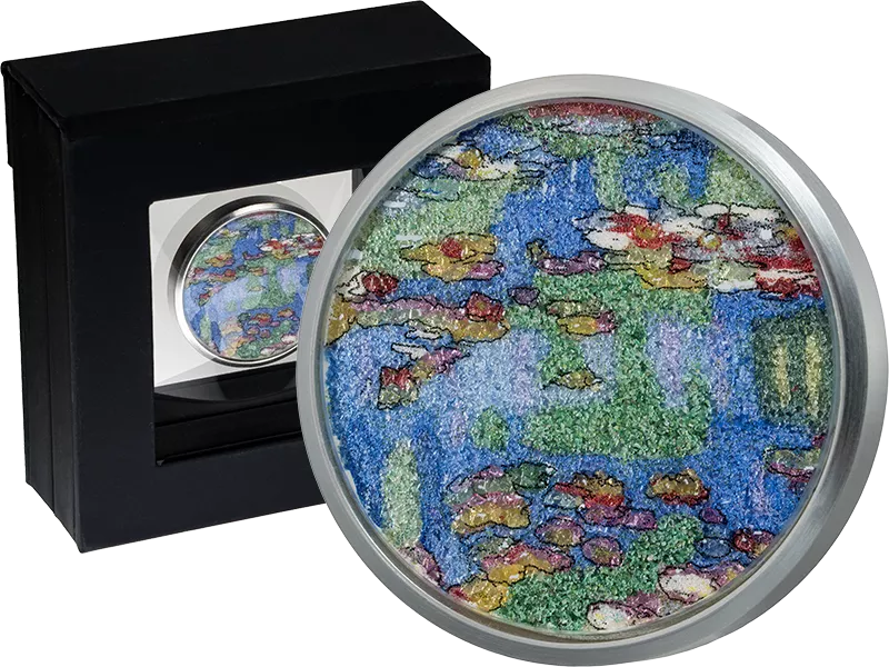 2.000 Francs Kamerun Crystal Art - Claude Monet Seerosen 2026