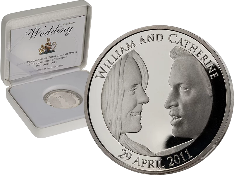 5 Pounds Großbritannien Hochzeit William und Kate 2011
