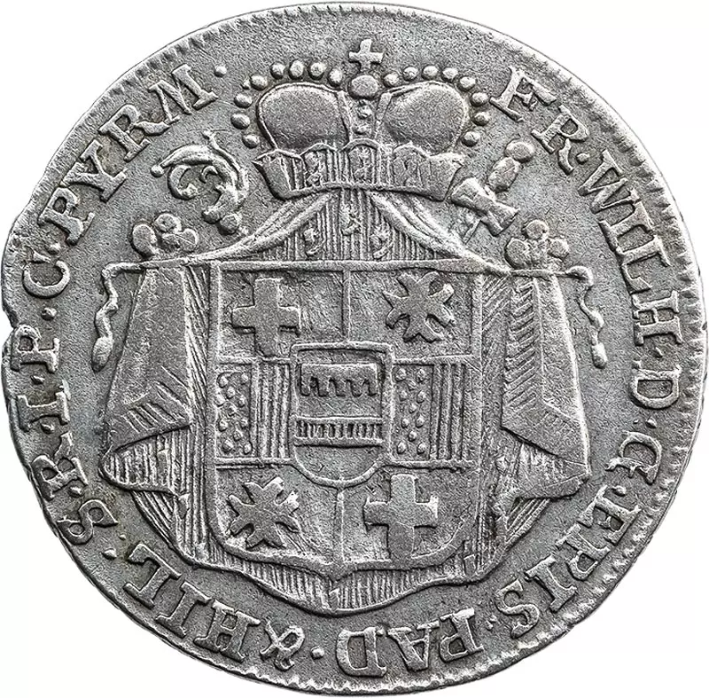 1/12 Taler Paderborn Bischof Friedrich Wilhelm von Westfalen 1783