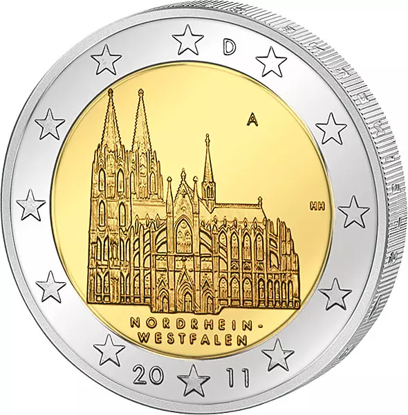 2 Euro BRD Nordrhein-Westfalen Kölner Dom 2011
