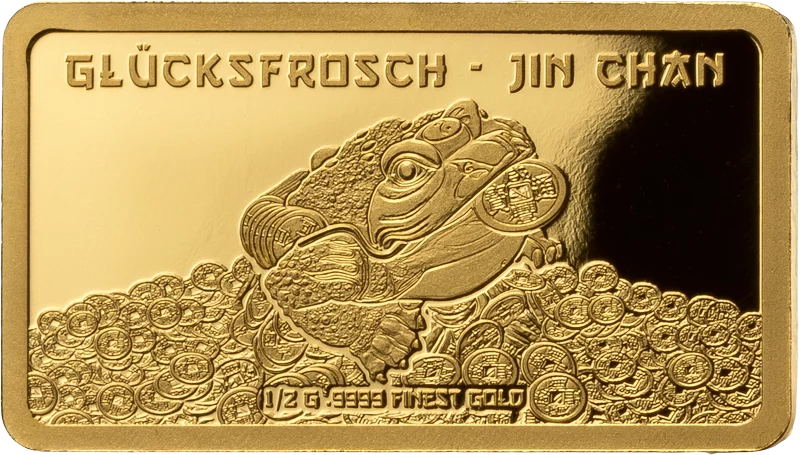 Goldbarren Chinesischer Glücksfrosch