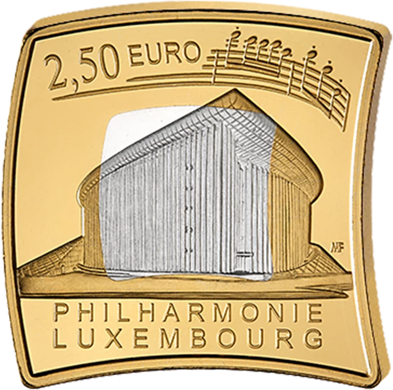 2,5 Euro Luxemburg Philharmonie Luxemburg 2025