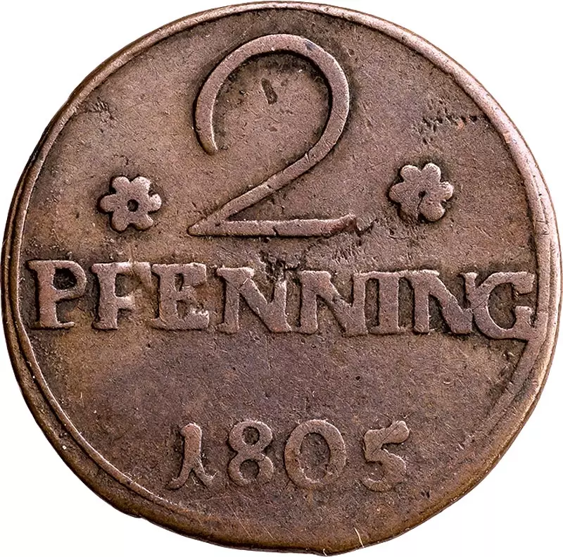 2 Pfennige Osnabrück Stadt 1791-1805