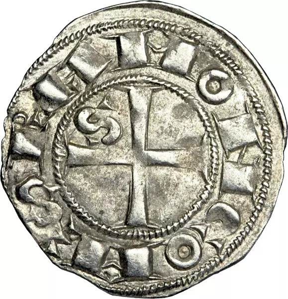 Denier Toulouse Herzog Wilhelm (Guillaume) IX. von Aquitanien 1119-1123
