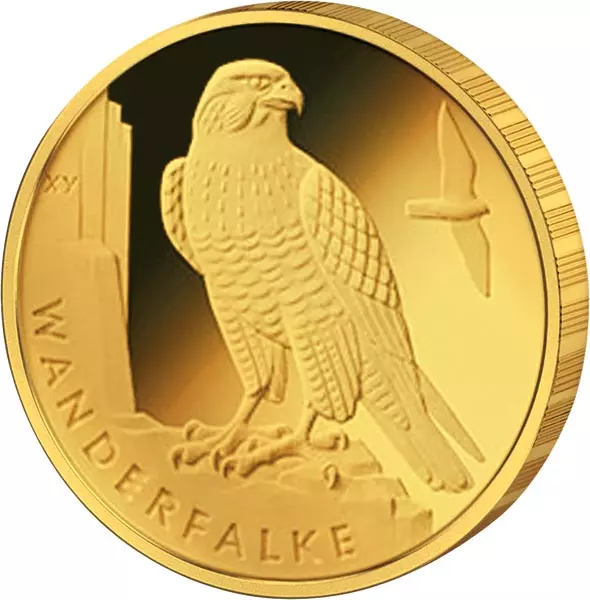 20 Euro BRD Heimische Vögel Wanderfalke 2019