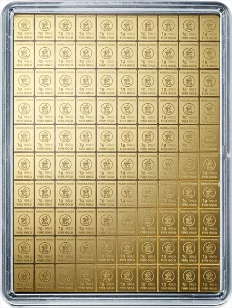 100 x 1 Gramm Knickbarren Heimerle & Meule CombiBar