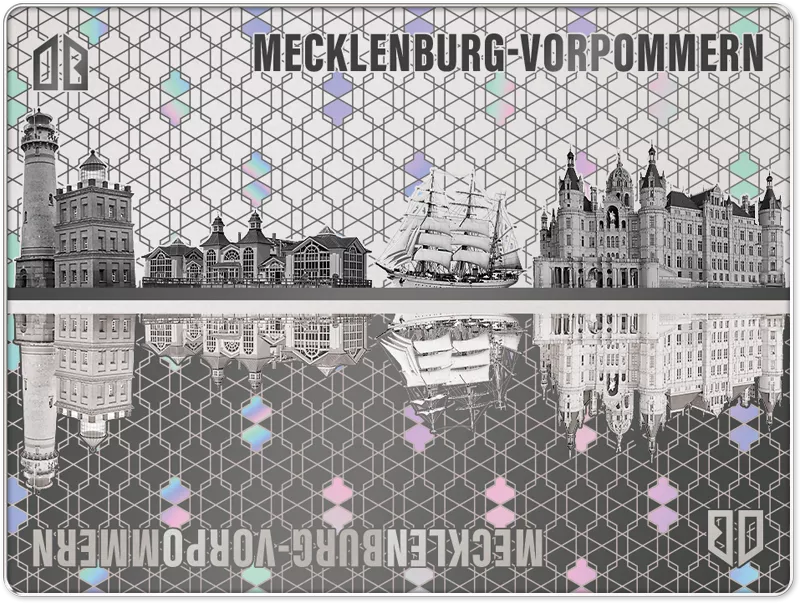 Platinbarren Deutsche Bundesländer Mecklenburg-Vorpommern 2025