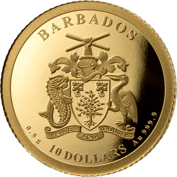 10 Dollars Barbados 250 Jahre Unabhängigkeit USA 2026