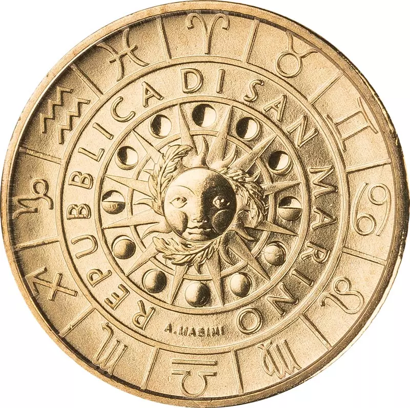5 Euro San Marino Tierkreiszeichen Waage 2020