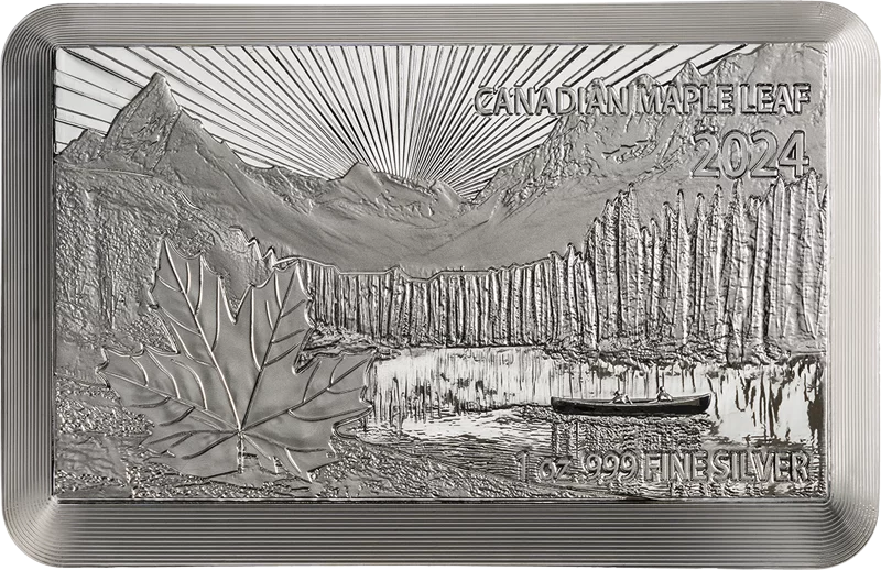 Premium Size Silver Bar - Maple Leaf 2024