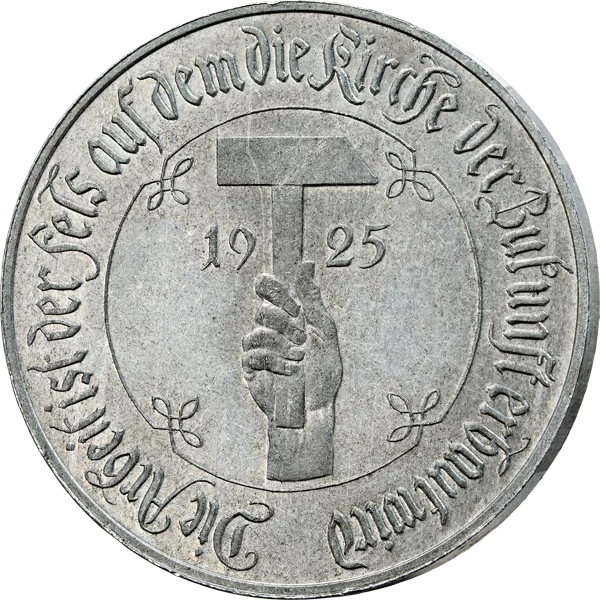 Gedenkmedaille Deutschlands schlimmste Zeit 1925