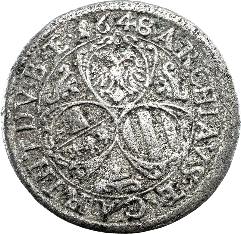 3 Kreuzer Römisch-Deutsches-Reich Kaiser Ferdinand II. 1637 - 1657