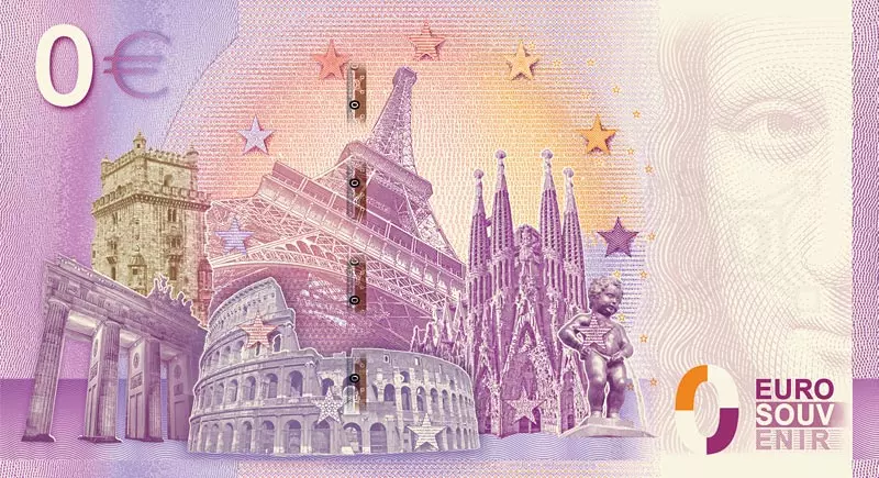 0-Euro-Banknote Italien Le Cinque Terre 2022