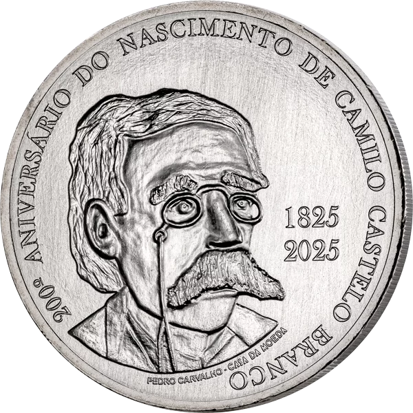 5 Euro Portugal 200. Geburtstag Camilo Castelo Branco 2025