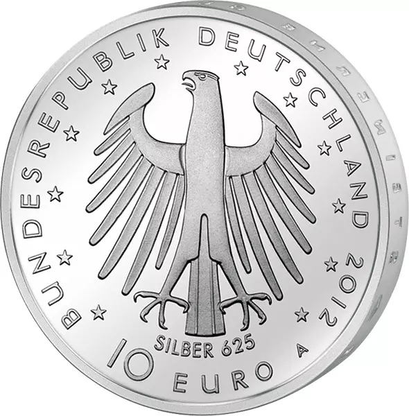 10 Euro BRD 300. Geburtstag Friedrich der Große 2012 Stempelglanz