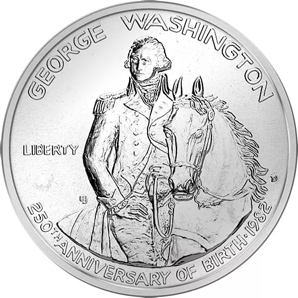1/2 Dollar USA Washington 1982 Polierte Platte