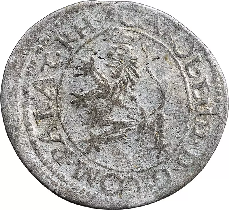 2 Kreuzer Pfalz Kurfürst Karl Ludwig 1660-1673
