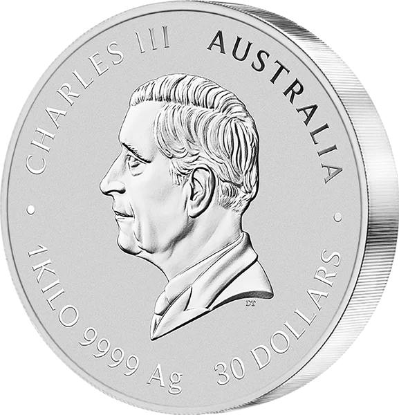 1 Kilo Silber Australien Jahr des Pferdes 2026