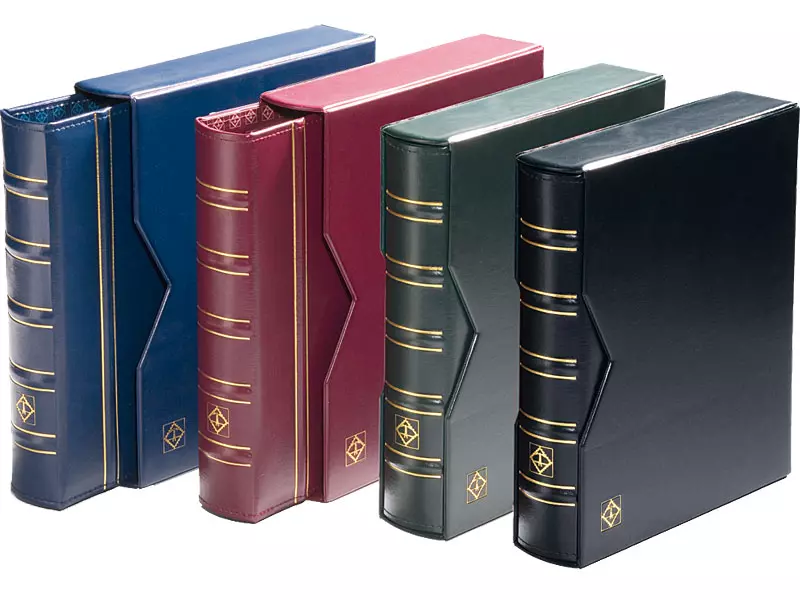 Classic OPTIMA Kassette und Ringbinder blau