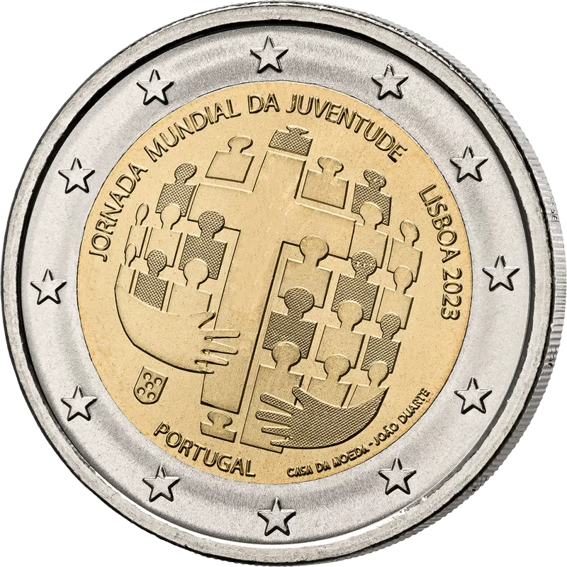 2 Euro Numisbrief Portugal Weltjugendtag 2023