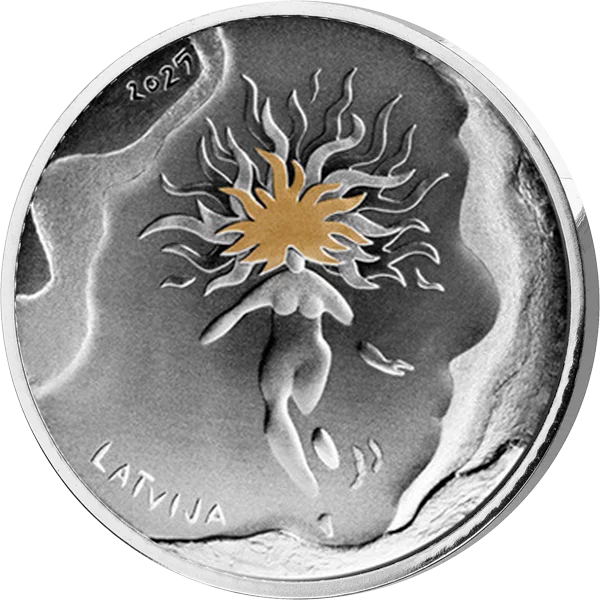 5 Euro Lettland Sonne und Wind - 400 Jahre Stadt Liepaja 2025