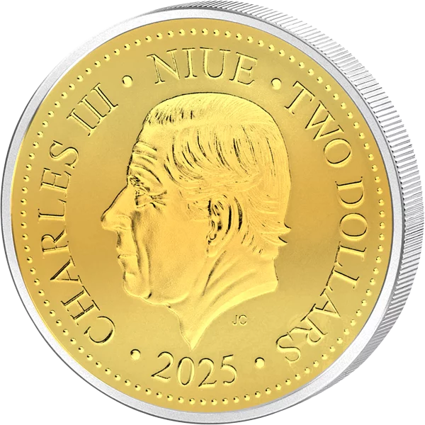 2 Dollars Niue Phoenix 2025 Triple Gold Edition 2 Dollars Niue Phoenix 2025 Triple Gold Edition