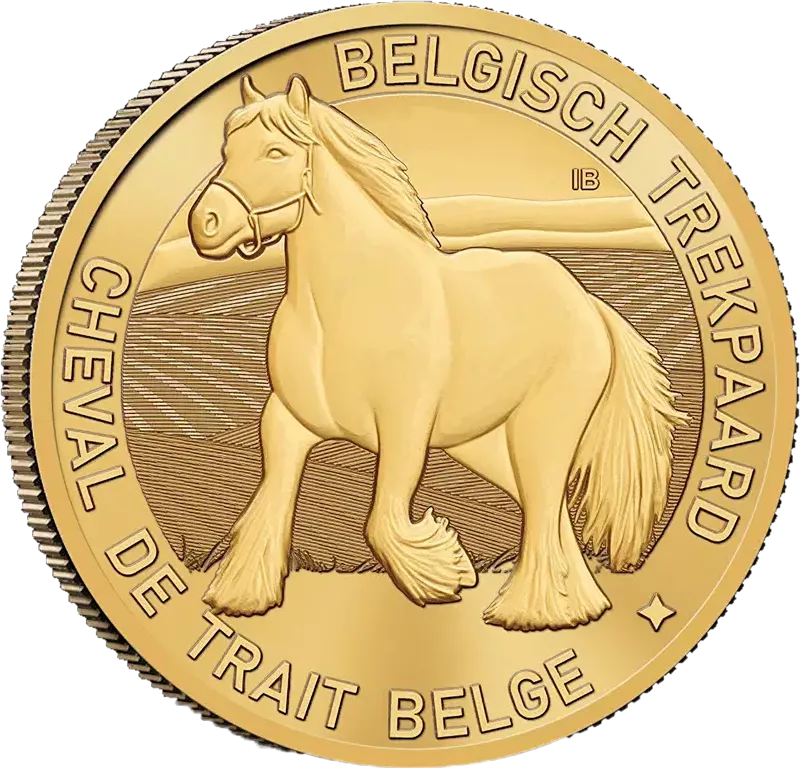 2,5 Euro Belgien Belgisches Kaltblut 2026 Coin Card unserer Wahl