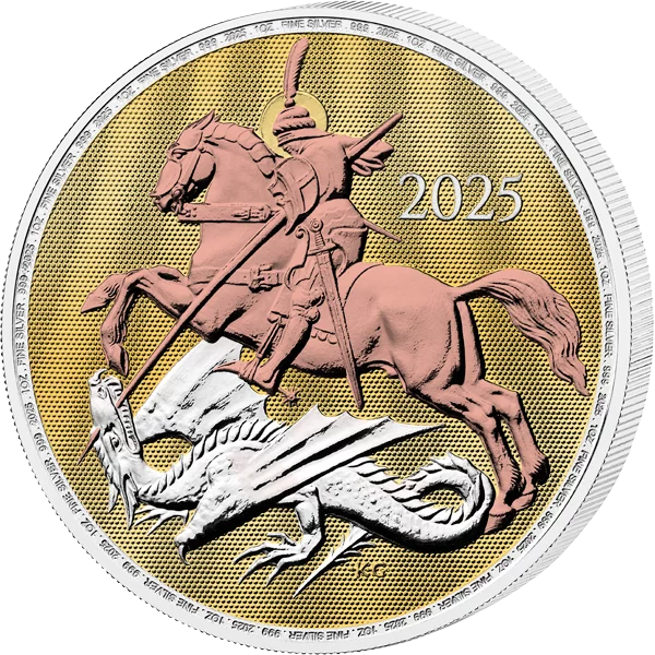 2 Pounds Großbritannien St. George and the Dragon 2025 Triple Gold Edition 2 Pounds Großbritannien St. George and the Dragon 2025 Triple Gold Edition