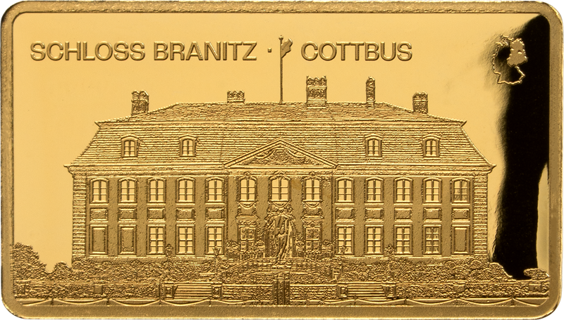 50 Tala Samoa Goldbarren DDR 15 Bezirke - Cottbus Schloss Branitz 2026