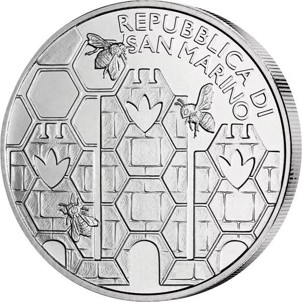 Euro-Kursmünzensatz San Marino Bienen inklusive 5-Euro-Gedenkmünze 2026