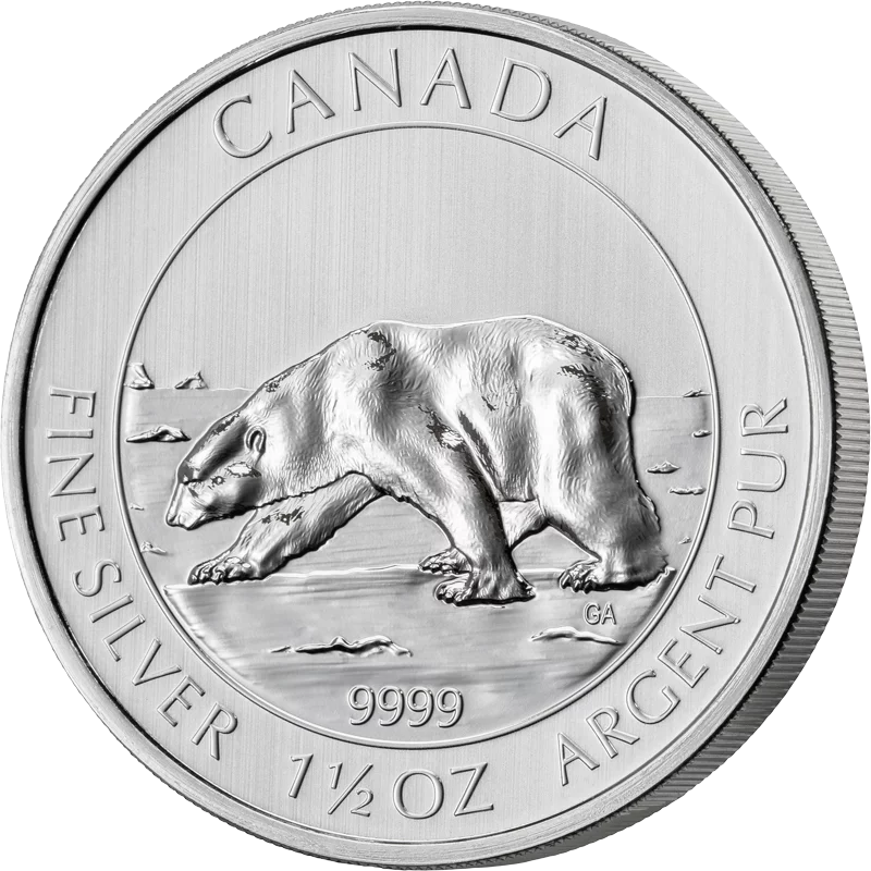 1,5 Unzen Silber Kanada Polarbär 2013
