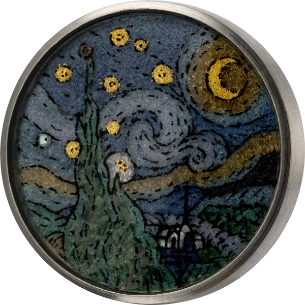 2.000 Francs Kamerun Crystal Art - Starry Night 2024