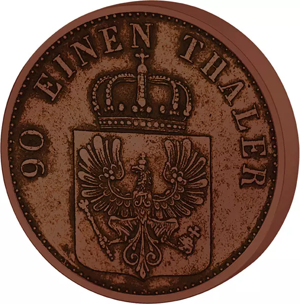 4 Pfennig Preußen König Friedrich Wilhelm IV. 1841-1860