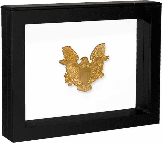 Transparente Schwebebox schwarz Außenm.: 80x80x34