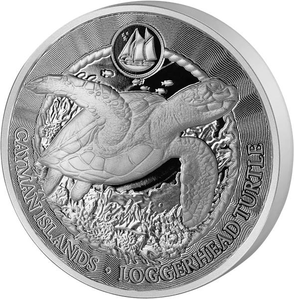 1 Unze Silber Kaimaninseln Loggerhead Turtle 2025