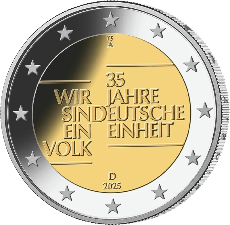 2 Euro Numisbrief BRD 35 Jahre Deutsche Einheit 2025
