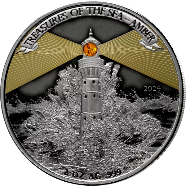 25 Dollars Liberia Treasures of the Sea - Amber 2024