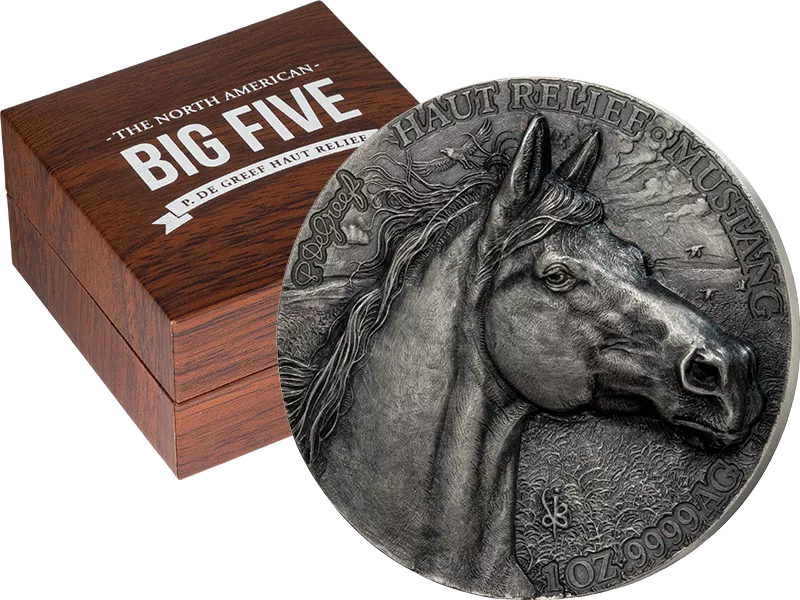 1.000 Francs CFA Elfenbeinküste The Big Five North America - Mustang 2026