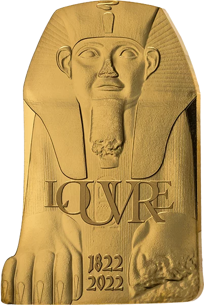 200 Euro Frankreich Louvre-Musem Sphinx von Tanis 2022 200 Euro Frankreich Louvre-Musem Sphinx von Tanis 2022