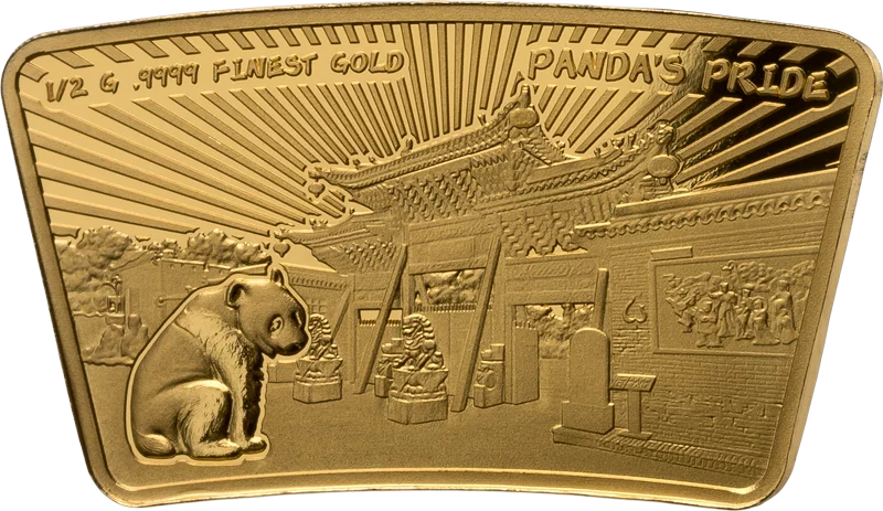 10 Dollars Salomonen Panda´s Pride - Shuanglin Temple