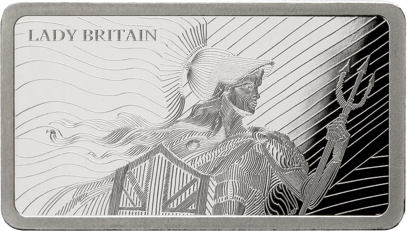 Platinbarren Platinum Legends - Lady Britain Platinbarren Platinum Legends - Lady Britain